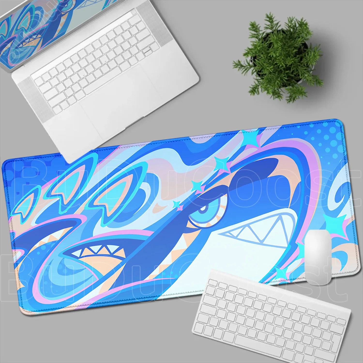 Gamer's Deluxe Edge-Locked Mouse Pad Featuring Iconic Genshin Impact Characters