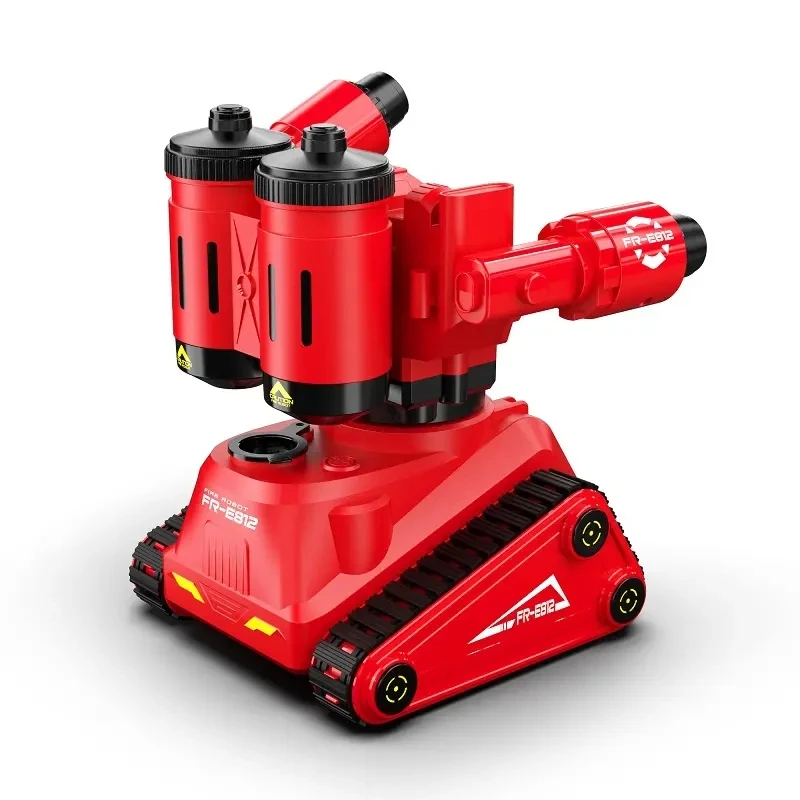 NEW Rc Robot Mobile App Remote Control Intelligent Fire man Fighting Smart Robot Luminous Water Spray Toys For Children Gifts 5