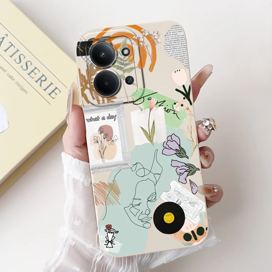 Stylish Art Painted Soft Silicone Phone Case