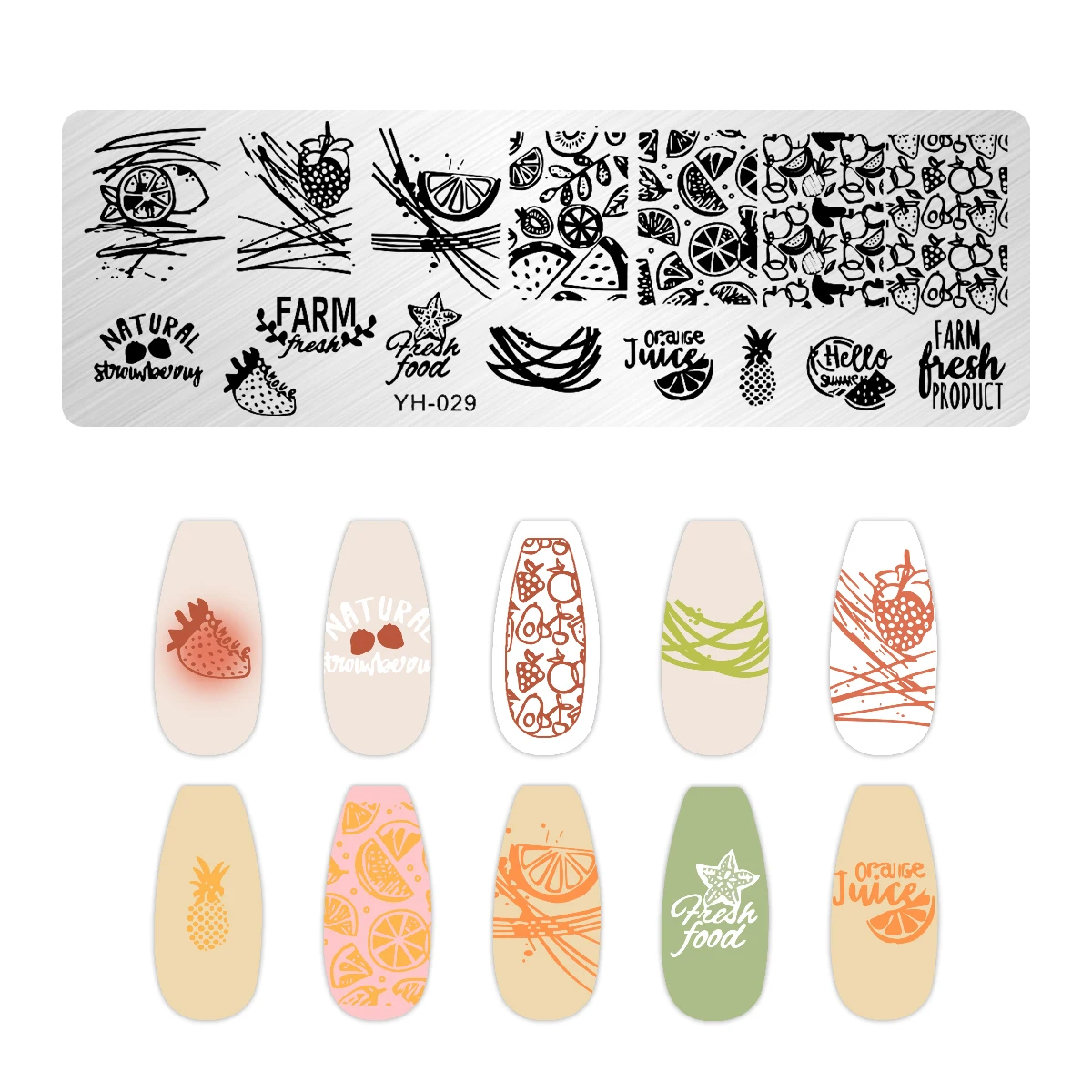 Daisy Flower Nail Stamping Plates Valentine's Day Halloween Love Heart Printing Manicuring Art Stamp Templates Nail Art Tool 3