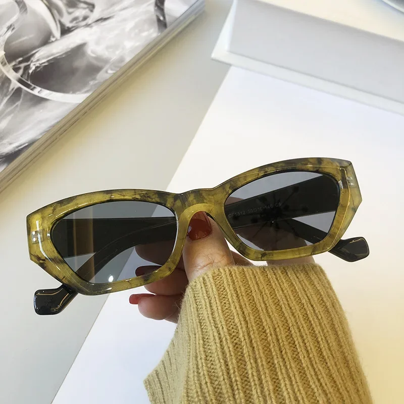 

Vintage Sunglasses For Women Retro Fashion Cat Eye Sun Glasses Anti-UV Travel Fishing Eyewear UV400 Retro Wild Street Eyewear