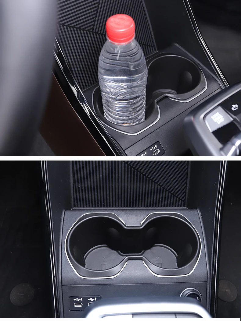 Portabicchieri Per BMW X1 IX1 U11 2022-2024 - Inserti TPE Anti-rovesciamento - Foto 8