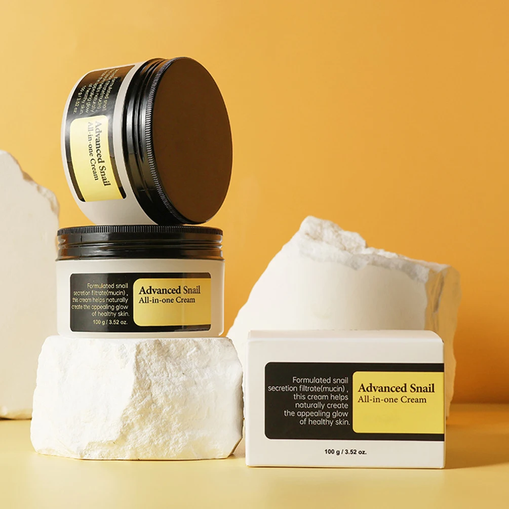 100g Private Label Snail Moisturizing Cream Custom Logo Long Lasting Hydrating Face Skin Care Product Bulk Cruelty Free Mekeup 5