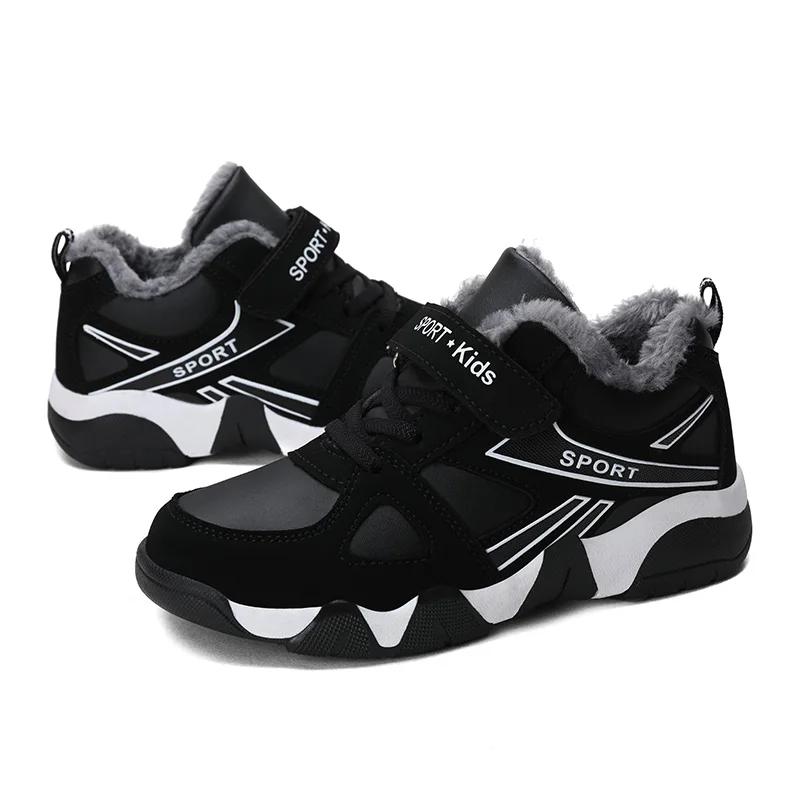 Fashion Boys Sport Shoes, Winter, Kids Running Sneakers, Children, Warm, Walking, Casual, Lightweight, Plush, Sneakers, Boots, Boy, sports shoes,kids sneakers,kids shoes,kids sports shoes