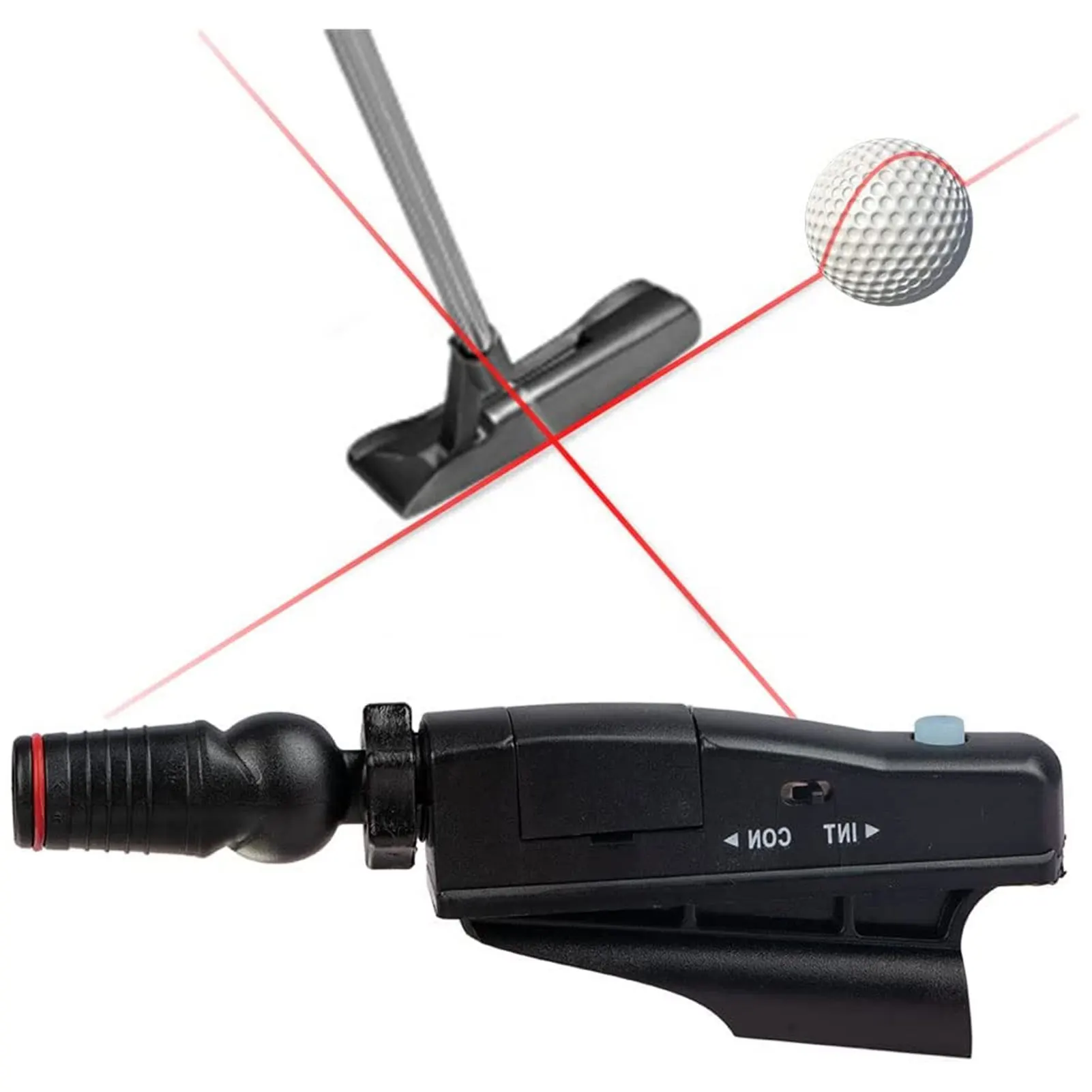 Golf Putter Sight Portable Golf Lasers Putting Trainer ABS Golf Putt