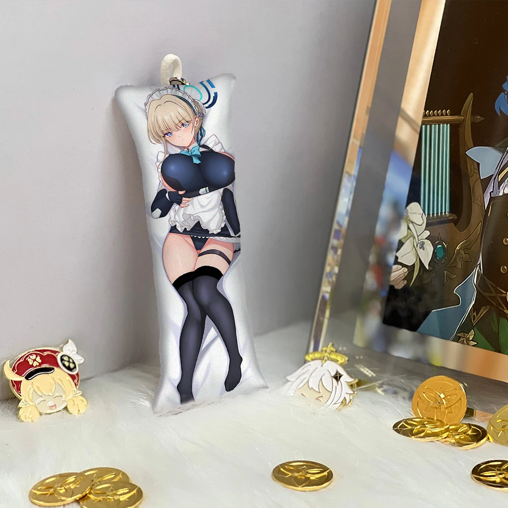 

Blue Archive KMS Agir Key Chain Pendant Anime Accessories Key Ring Small Cute Body Pillow Phone Bag Pendant Mini Dakimakura