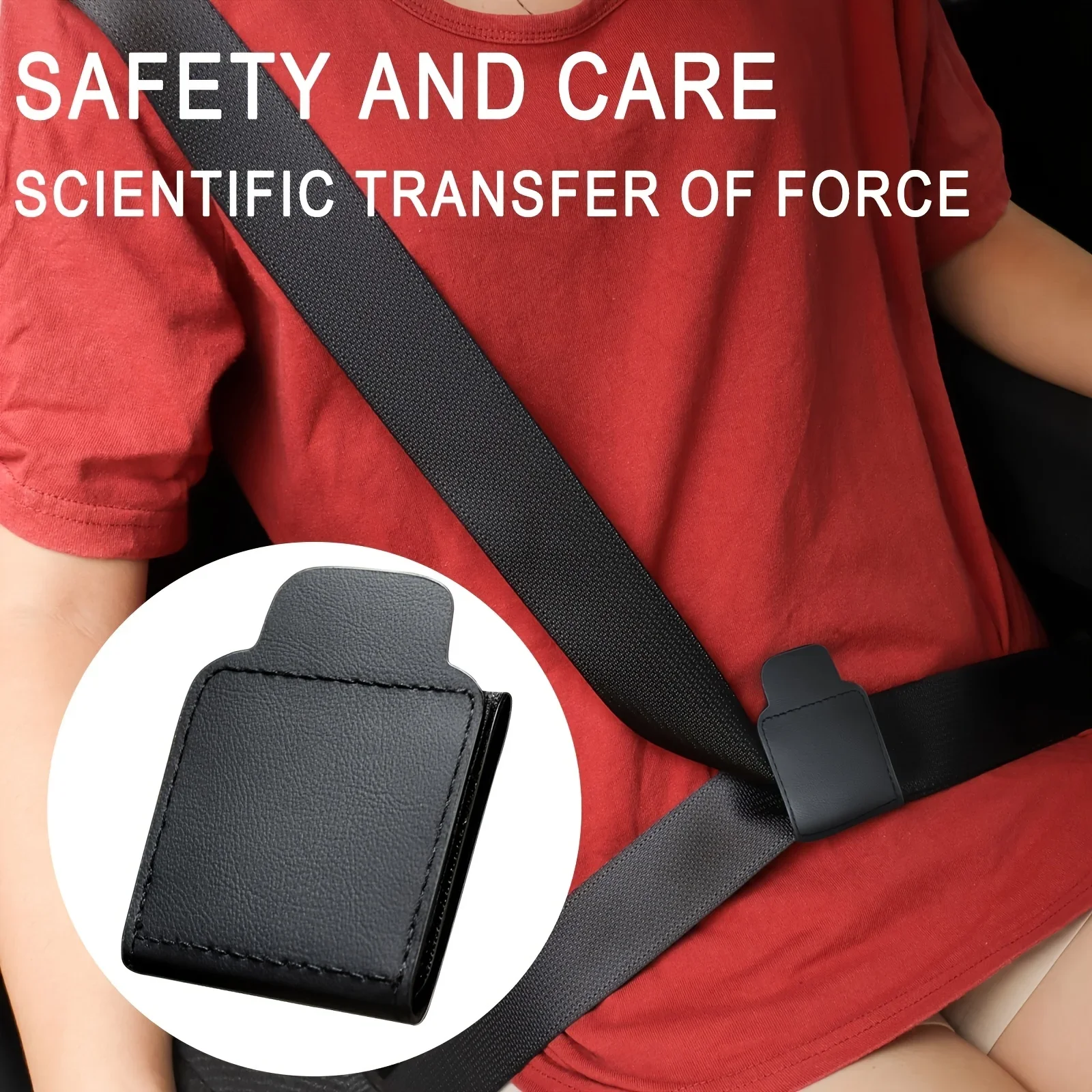 Car Seat Belt Adjuster PU leather Seat Belt Limiter Fixed Clip Anti-stretching Neck Belly Child Protection Car-Styling car accessories seat belt clip seat belt adjuster seat belt protection seat belt protector seat belt stopper car seat belt accessory