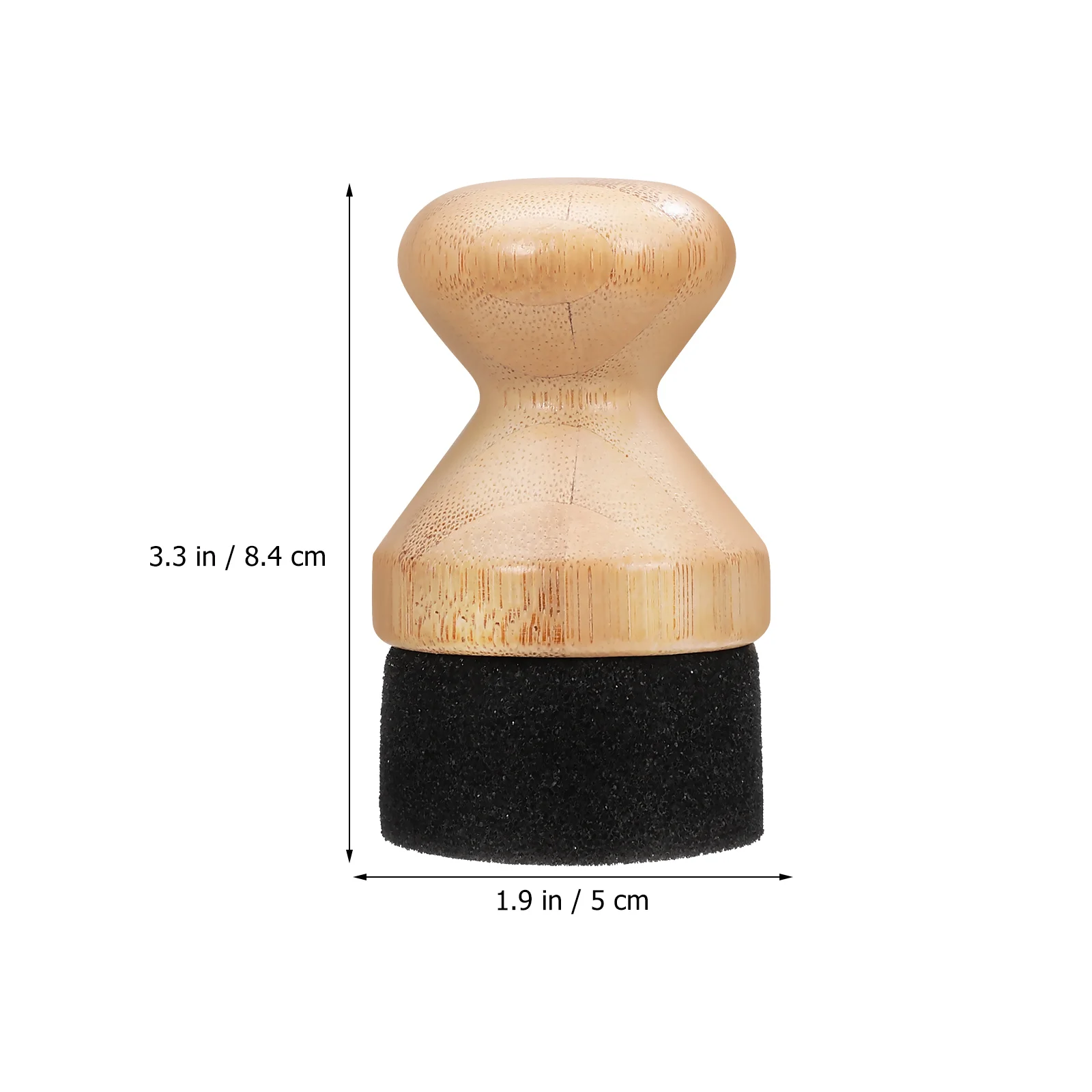 1 Mineral Oil Wax Applicator for Board Wood Brush Cutting Bamboo + Sponge Cream Work