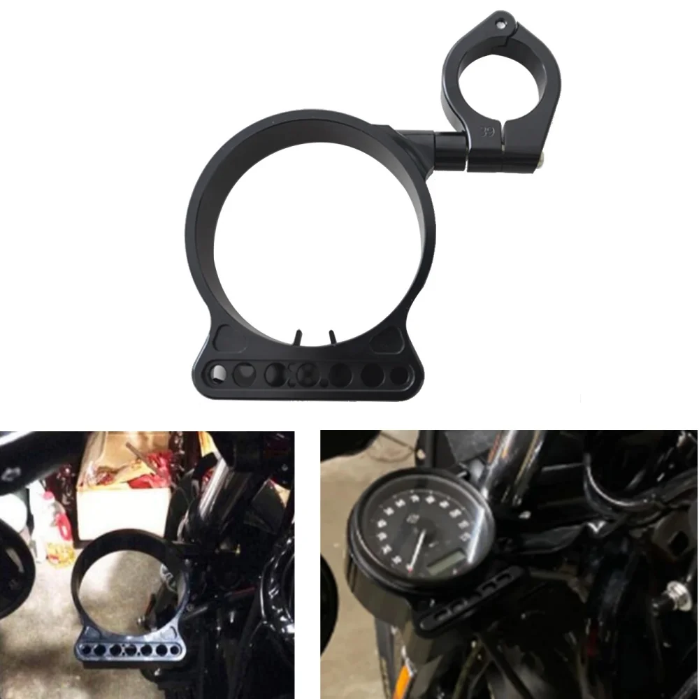 

Motorcycle Speedometer Side Mount Relocation Bracket Instrument Case Housing For Harley Sportster XL 1200 883 48 72 Roadster New