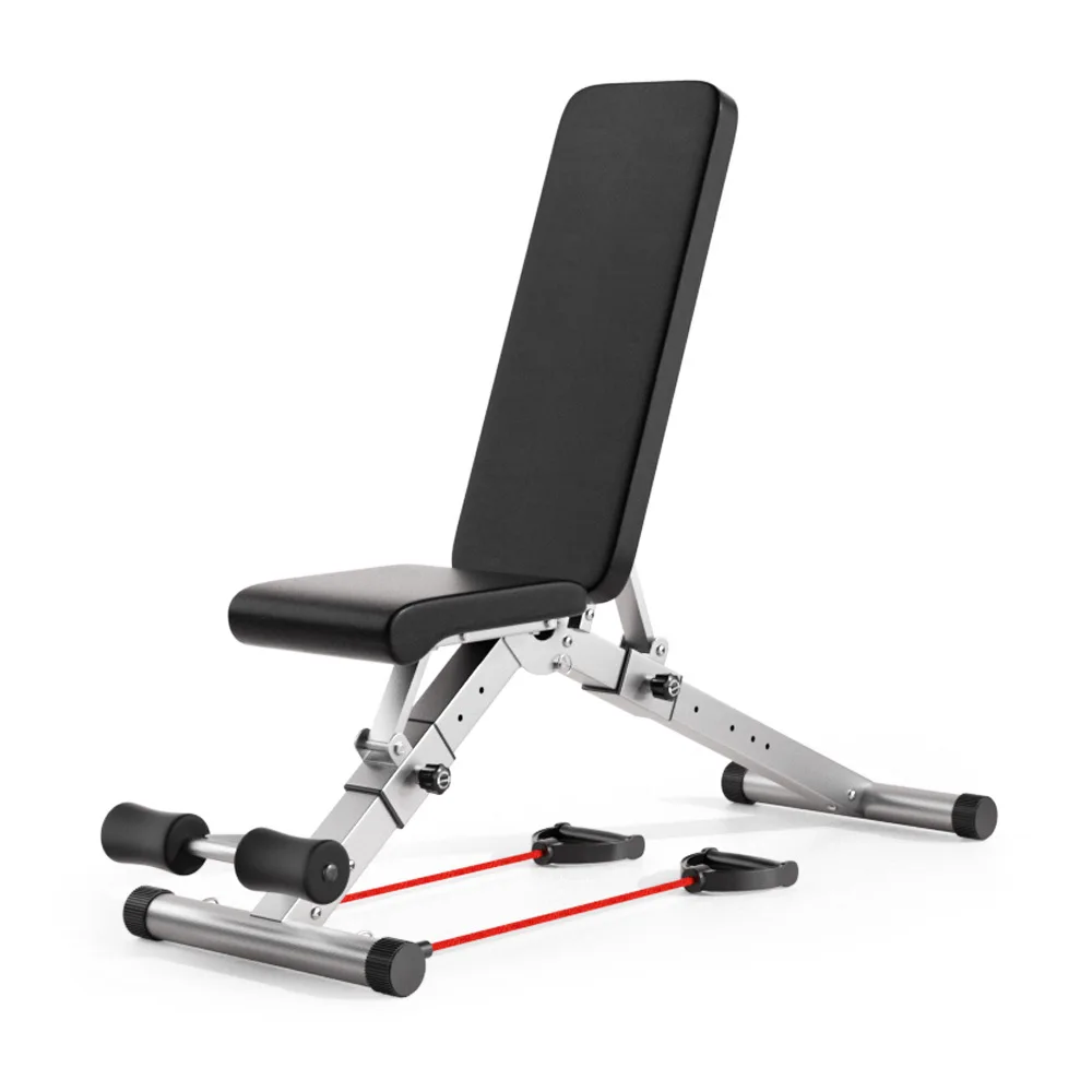 High Quality Home Fitness Exercise Gym Training Equipment Indoor Adjustable Folding Fitness Bench Dumbbell Bench Sit-up Stool