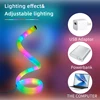 LED Romantic Light, Acrylic Full Light, Spiral RGB Light, USB Power Supply, Button Adjustment, 36 Light Modes, Suitable For Play 5