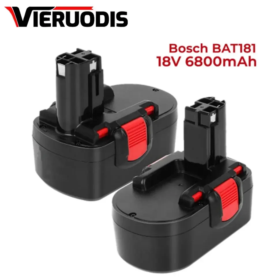 

For Bosch 18V 6.8AH 9.8AH Ni-MH Remplacement Battery pour For Bosch BAT025 BAT026 BAT160 2607335735 2607335277 PSR18 VE-2 GSR18