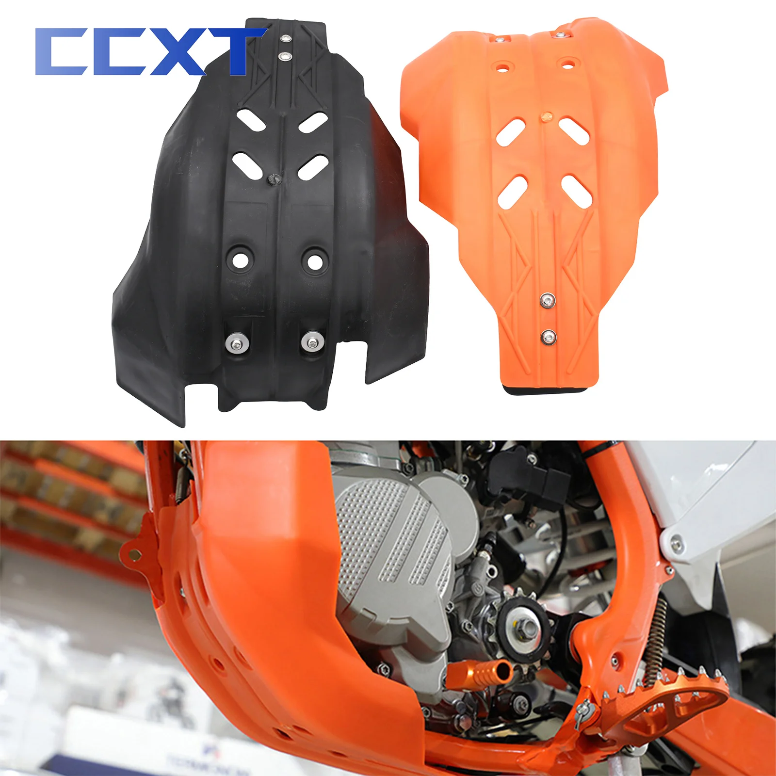 Motorcycle Engine Base Chassis Cover Protect Guard For KTM EXC 250 300