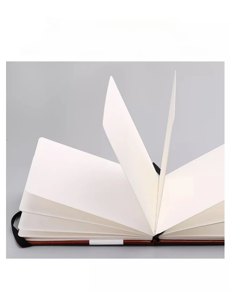 Baohong 24 Sheets Watercolor Sketchbook – Linen-Bound Hardcover 6