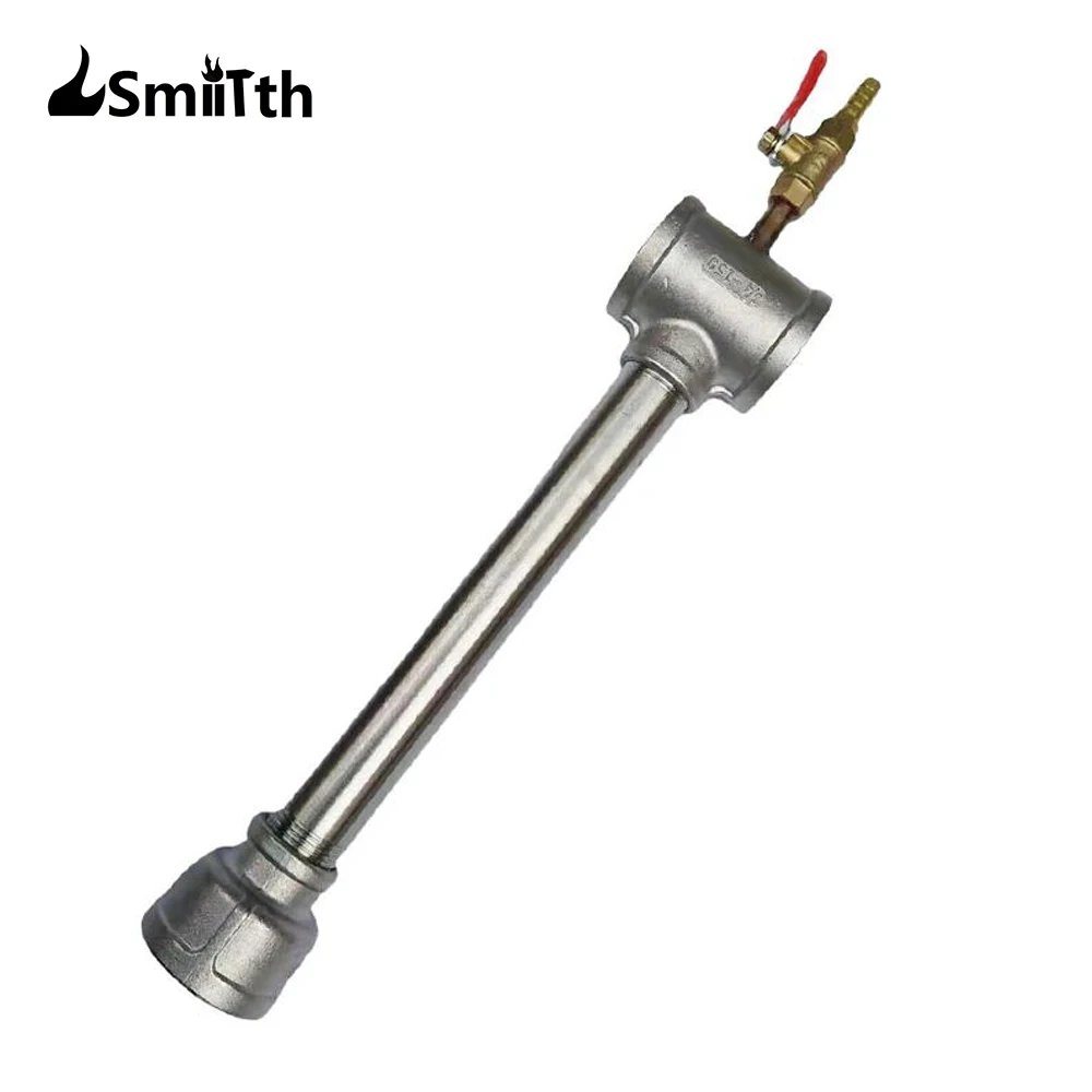 LSMIITTH Propane Gas Burner For Metal Melting Furnace Casting Tool Foundry Raku Kiln Blacksmith Farrie Knife Making Replacement gas forge burner