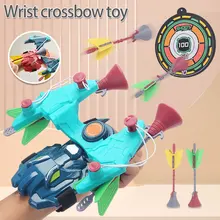 

Wrist Bow Shooting Game Transmitters Toy For Kid Wrist Dart Launcher Toy Indoor Outdoor Board Games Indoor Outdoor Shooting Game