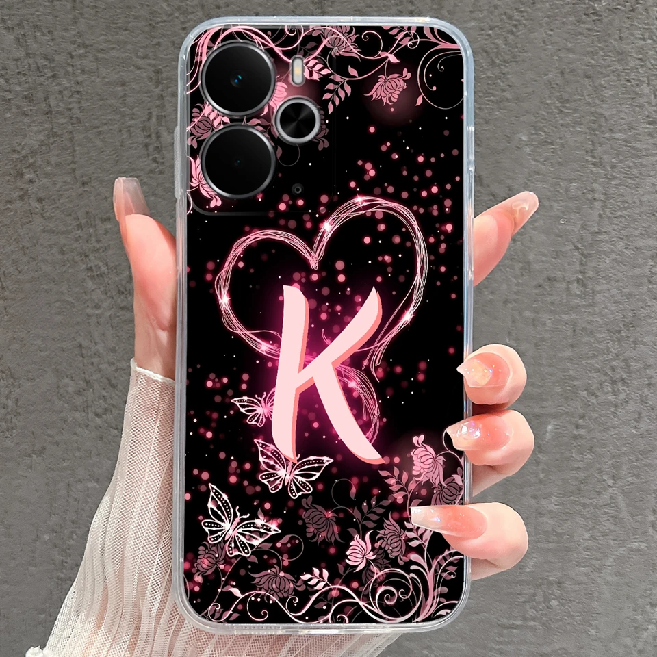 Sparkling Butterfly Shockproof Non-slip Transparent Phone Case Housing
