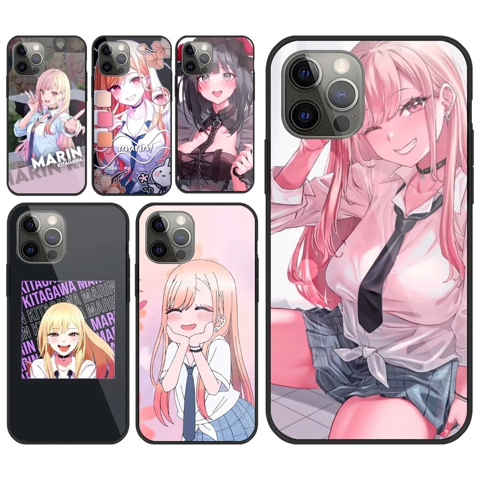 スマホアクセサリー Marin Anime Marin Kitagawa Mobile Phone Case for iPhone 15 14 13