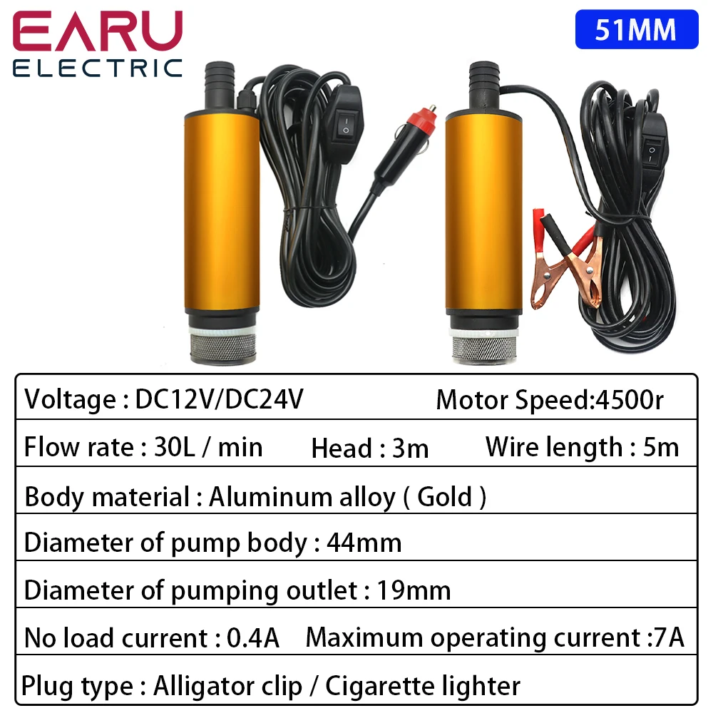 12V Tauchpumpe mit Filter für Diesel Öl Heizöl Wasser Pumpe