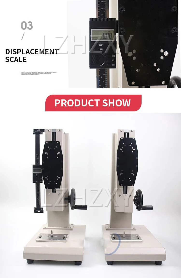 Tensile compression testing machine test bench digital display push-pull gauge b