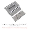1pc Four-layer Storage Bag Door Hanging Fabric Organizer Bag For Sundries Items Underwear Socks 5