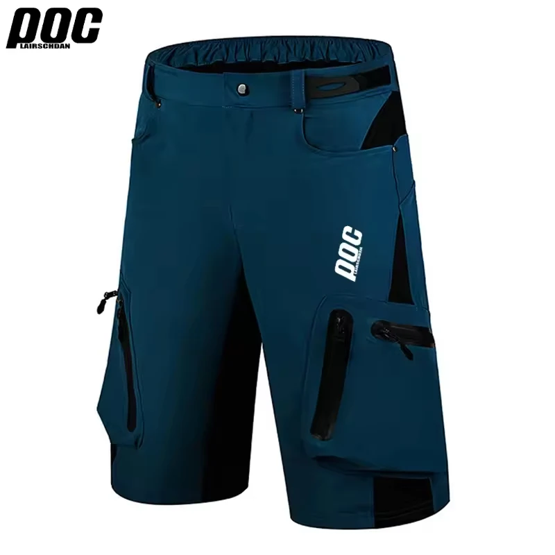 LairschDan Poc Multi-colored Durable Cycling Shorts Men MTB Mountain Bike Shorts for Extreme Downhill Sports Bicycle Short Pants