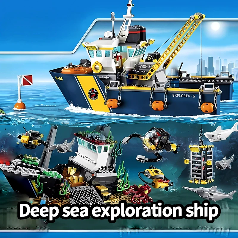 City Deep Sea Lego Ocean Exploration Ship Amazon 60266 Lego Cena