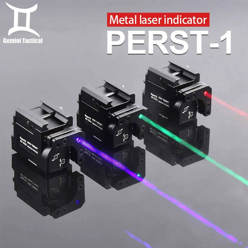 

Tactical Perst Red Dot Green Blue Laser Pointer Sight Aiming Hunting Rifle Weapon Light DBAL-A2 PEQ Outdoor Airsoft Accessories