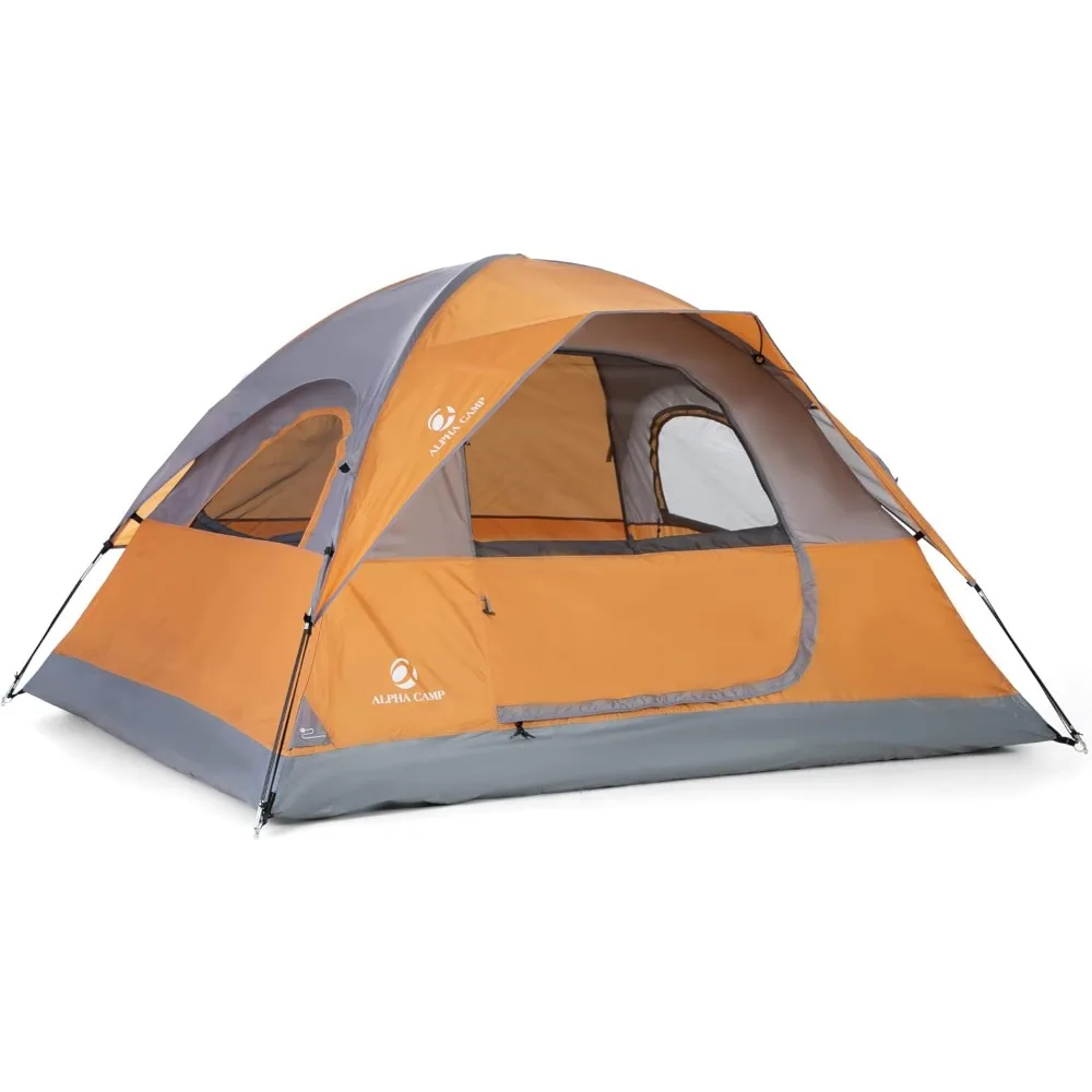 3/4 Person Camping Dome Tent with Carry Bag, Lightweight Waterproof Portable Backpacking Tent for Outdoor Camping/Hiking