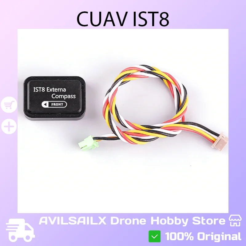 CUAV IST8 External Compass GPS Module 8310 Magnetometer Sensor Anti‑Interference External Compass for Pixhawk Flight Controller