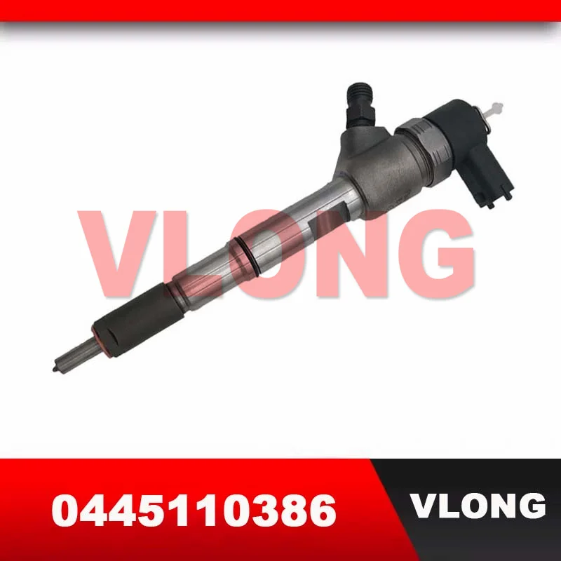 

High Quality Genuine New 0445 110 386 Tank Diesel Fuel Injector Assembly Assy 0445110386 Common Rail Spare Parts For FAW CA4DC