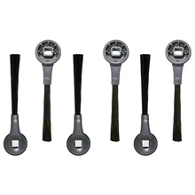 

6 Pack Side Brushes Replacement Parts Compatible For Shark IQ RV1001AE RV101 Robot Vacuum Cleaner Accessories