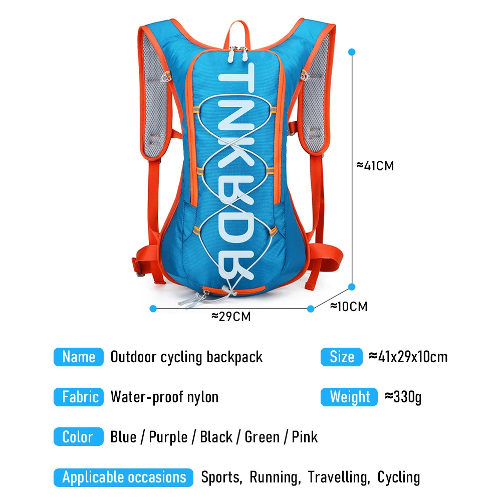 ThinkRider bicicleta bicicleta sacos saco de água 12L portátil impermeável estrada ciclismo saco esporte ao ar livre escalada bolsa hidratação mochila