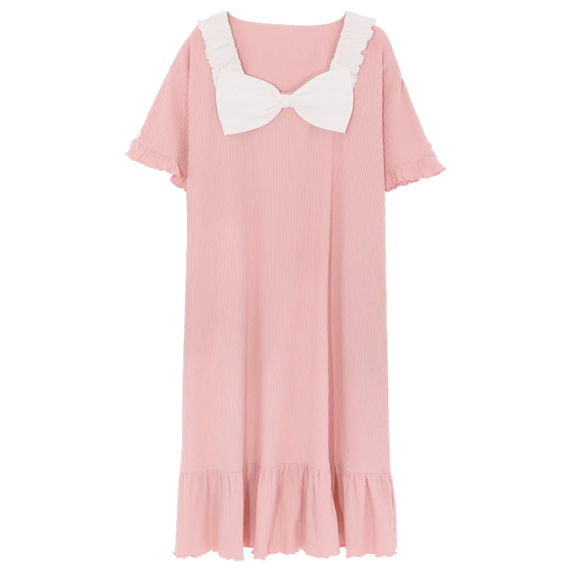 New summer pajamas female cute princess style nightdress girl student dress can go home living clothes