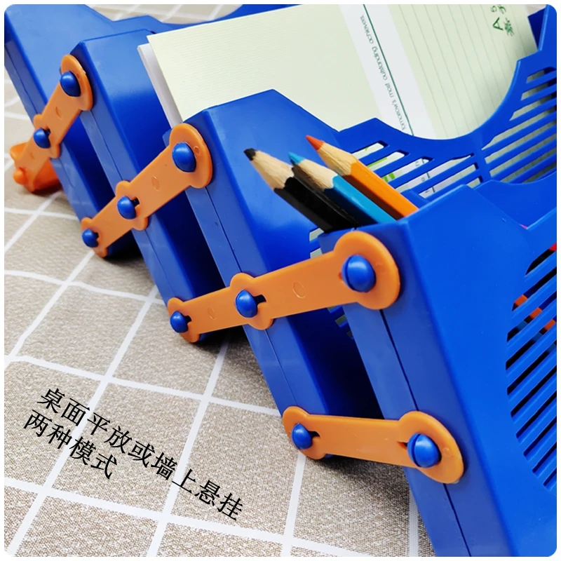 Hangable and minimalist Magazine Storage And Organization Shelf Desktop Bookshelf Dust-Proof Storage Book Box For Writer