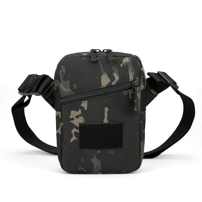 Camouflage crossbody bag, suitable for outdoor activities - hiking chest bag, with adjustable shoulder straps, side backpack
