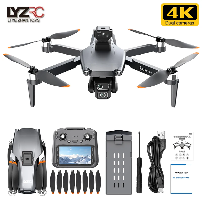 GPS Drone 4K HD Dual Camera Quadcopter with Obstacle Avoidance