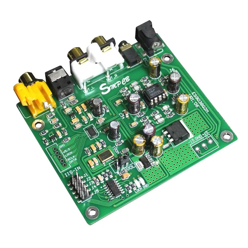 

DLHiFi ES9038 Q2M DAC DSD Decoder Support IIS DSD 384KHz Coaxial Fiber DOP