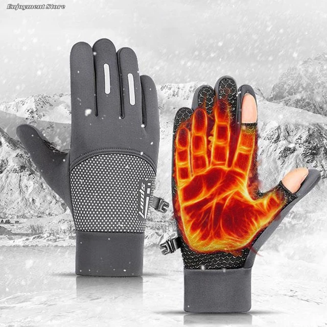 Gant Femme, Chaud Antidérapants Hiver Gants de Neige Thermal Gloves  Respirant Imperméable Blanc Ski Gloves Gants de VTT Conduite Coupe-Vent  Gants Ski