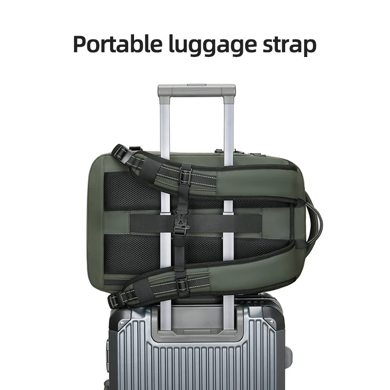 حقيبة ظهر للكمبيوتر المحمول ذات سعة كبيرة مع ميزة...