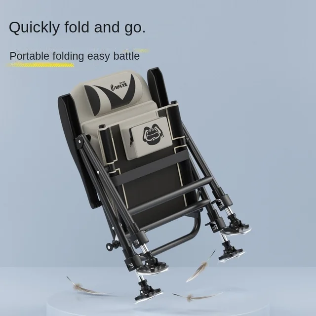 OMGD Fishing ChairEuropean Fishing ChairReclining Foldable Fishing ChairAll Terrain Multifunctional Fishing Chair Beach News 4