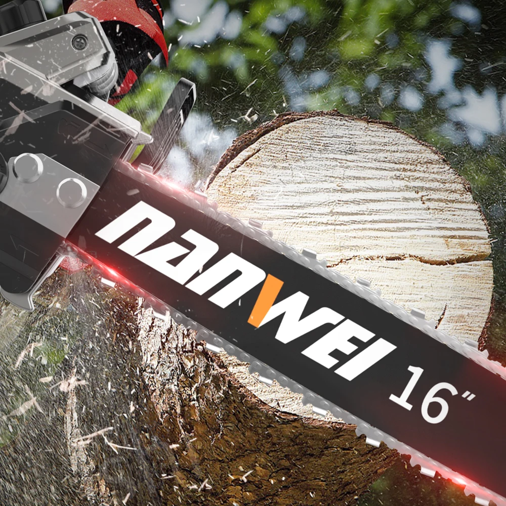 16" Rechargeable High Capacity Lithium Battery Outdoor Logging And Orchard Pruning Industrial Chain Saw