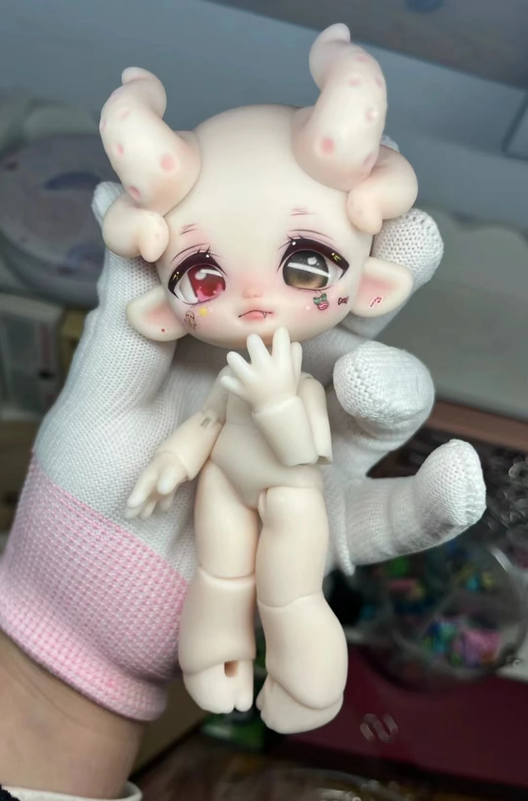 BJD doll 13cm pet doll girl's doll toy birthday gift mini elf free delivery project 3