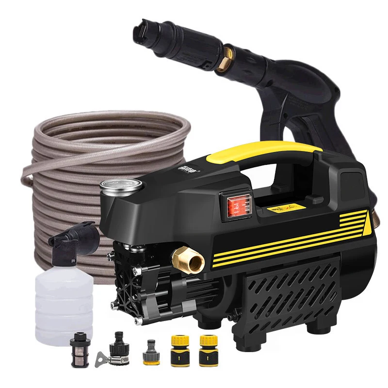 

Home Car Washer 220v High-power High-pressure Car Washer Wash Pump Machine Multifunctional Portable Car Washer