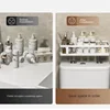 Over The Toilet Shelf Toilet Storage 1Tier Bathroom Organizer Shelves,Multi-function Paper Holder Basket No Drilling Space Saver 6