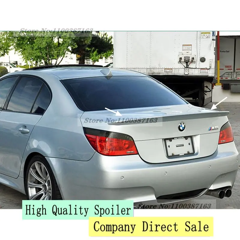 

Спойлер из углеродного волокна для BMW 5 серии E60 M5 525 528 550 2005-2010, высококачественные автомобильные задние спойлеры, автомобильные аксессуары