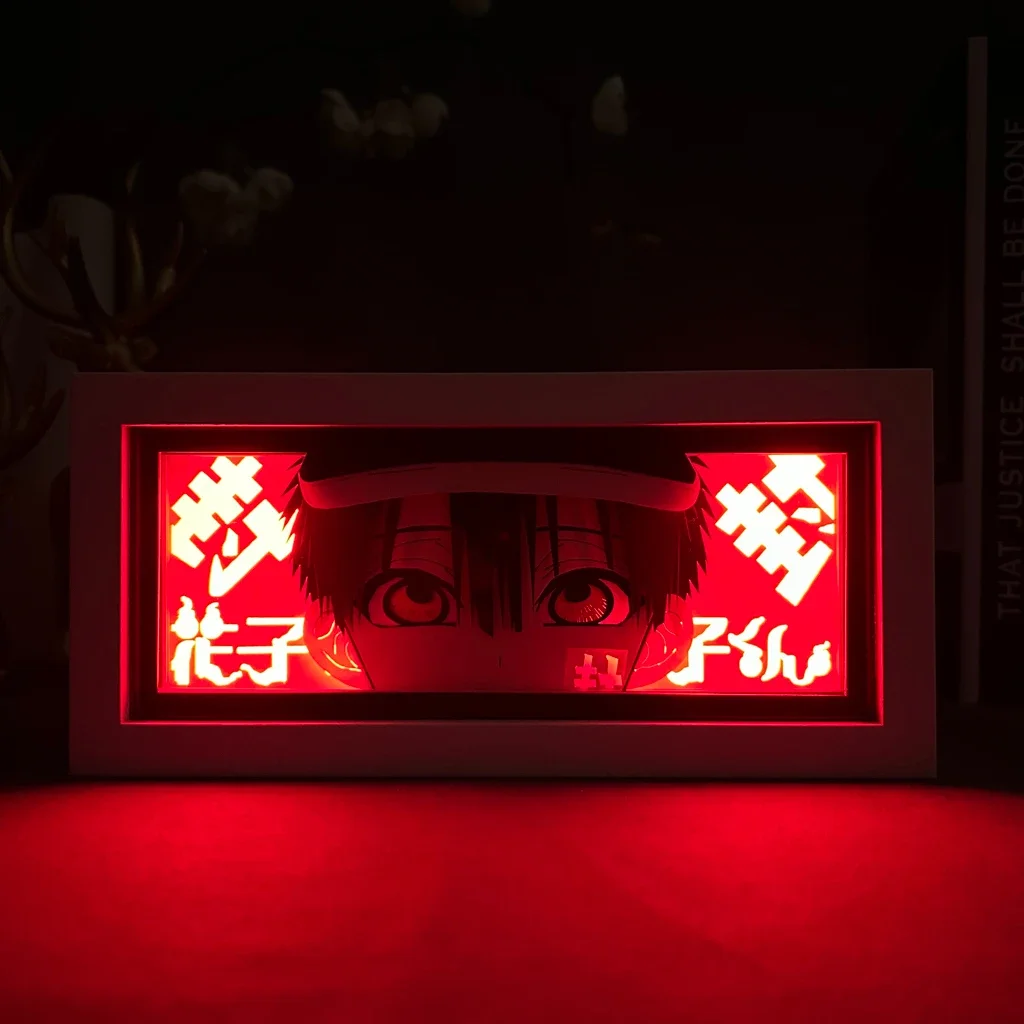 

toilet bound hanako kun figure shadow box anime gadgets for otaku friends xmas birthday gift manga shelf decoration light in box