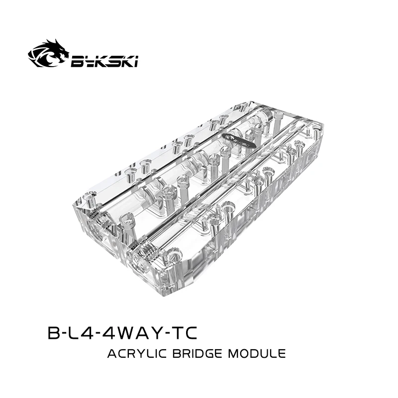 Bykski Placa Gráfica Gpu Ajuste de Conexão de Navegação Pontes Bloco de Água Quad Gpu Ponte para Gráficos B-l32way-tc - Imagem 6