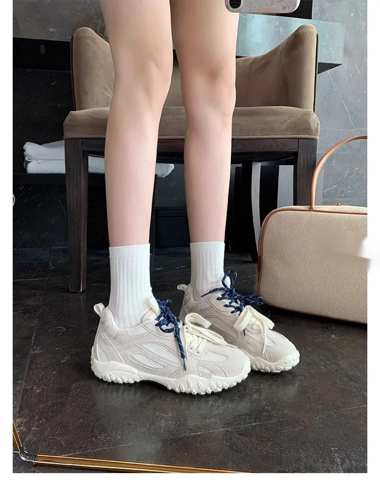 Zomer Nieuwe Binnenverhogende Klassieke Zachte Zool Ronde Neus Paneel Ademend Mesh Duitse Training Forrest Gump_voghion.com