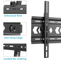 Universal TV Bracket Wall Mount Fixed TV Stand for Most 32-65 in -Tilted ±15° tv Monitor Holder VESA 400 x 400mm, load 45kg - Image 5
